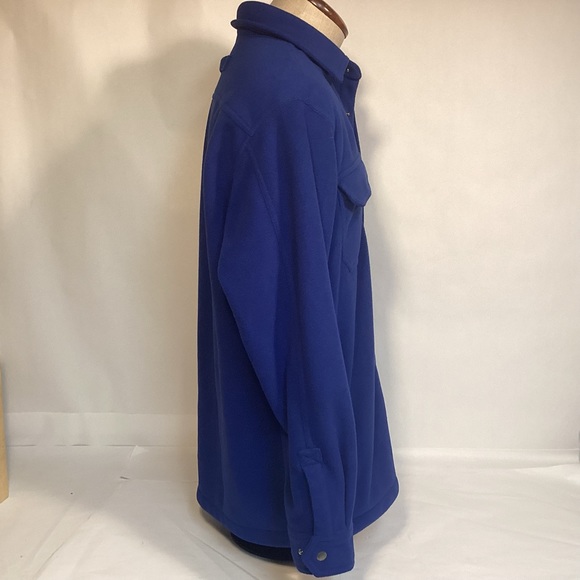 Men’s Duluth Trading Co Shoremans blue Fleece Jacket size medium Royal Blue - Picture 4 of 10